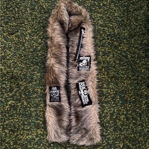 Brown Faux Fur Scarf